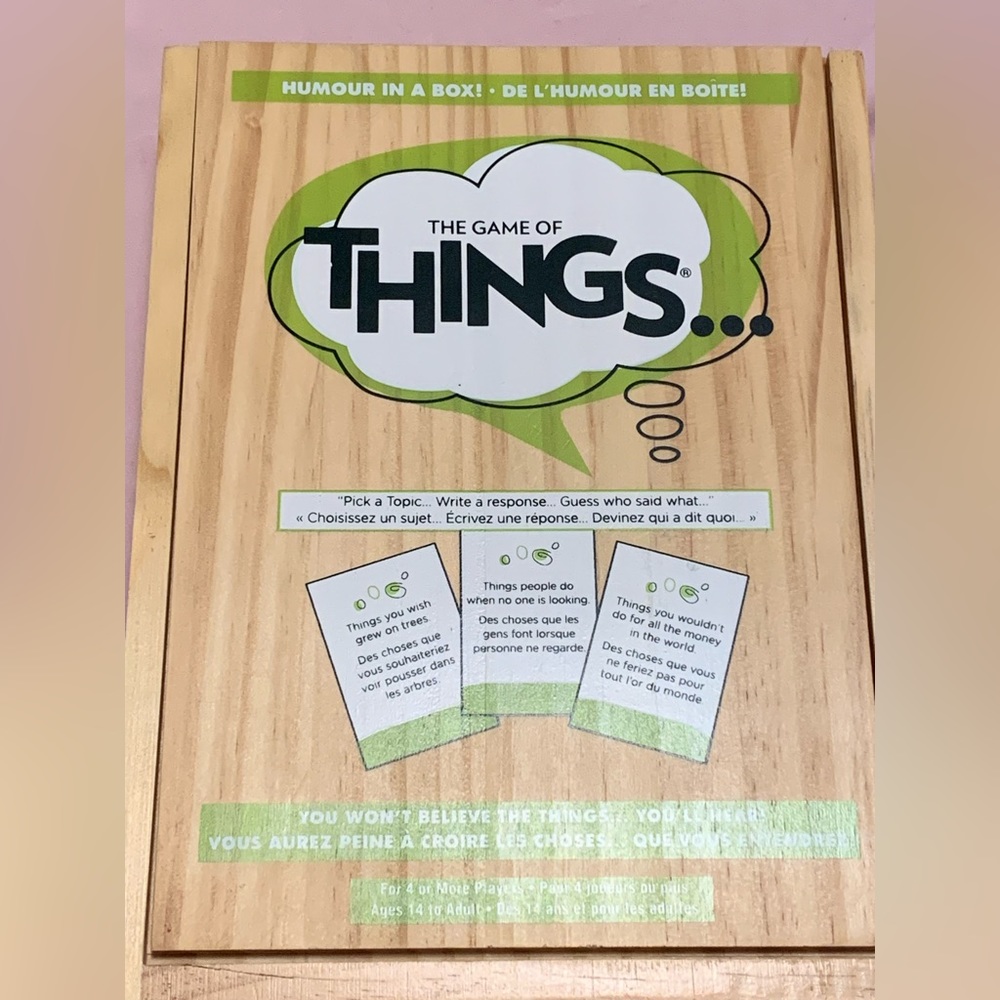 The Game of Things